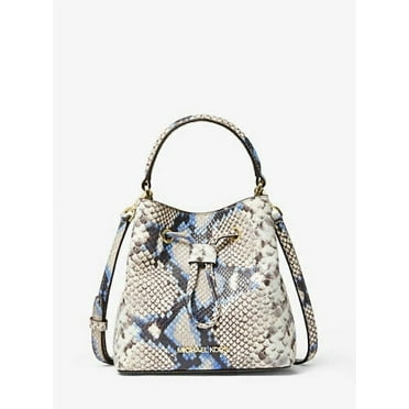 Michaelk Kors Suri Small Python Embossed Crossbody Shoulder Leather Handbag NEW