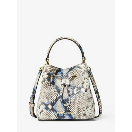 Michaelk Kors Suri Small Python Embossed Crossbody Shoulder Leather Handbag NEW