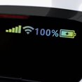 thumbnail image 4 of Typpkmm Car Vinyl Reflective Stickers with Wifi Battery Level Signal Decals, 4 of 7