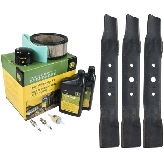 John Deere OEM Model L130 Maintenance Kit and Standard Blades L130