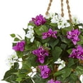 thumbnail image 2 of HomeStock 30In. Mixed Gothic Glamour Artificial Plant Hanging Basket, 2 of 6