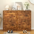 thumbnail image 7 of RichYa Shoe Cabinet with 4 Flip Drawers Freestanding Shoe Rack for Entryway Hallway Living Room Antique Colour, 7 of 7
