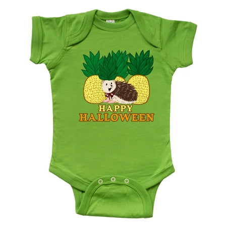 

Inktastic Happy Halloween Hedgehog with Pineapple Gift Baby Boy or Baby Girl Bodysuit