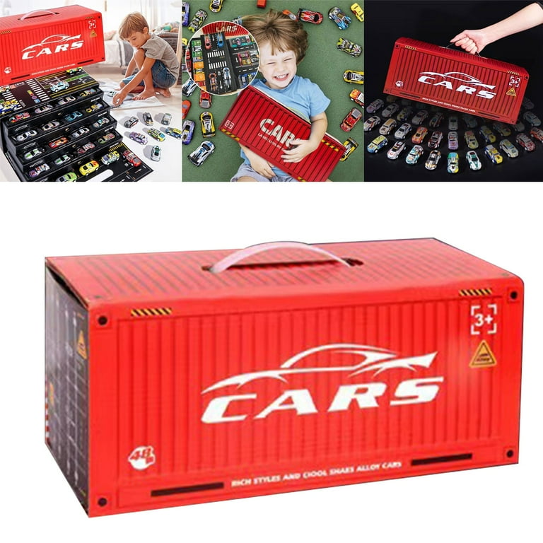 toy cars for boys 48 Pcs Alloy Racing Car Toys, Pull Back Race