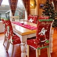 thumbnail image 3 of Fundas navideñas para sillas Ganeen Merry Christmas, 6 unidades, 3 of 6