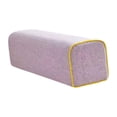 thumbnail image 1 of Almohada para reposabrazos de sofá, cojín de lino para reposabrazos, funda compacta y lavable, reposabrazos portátil violeta, 1 of 8