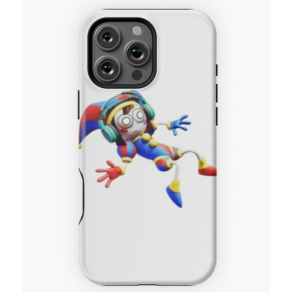 TADC Pomni Music Digital Circus Fan Phone Case for iPhone 16 15 14 13 12 11 Pro Max