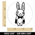 thumbnail image 2 of Creepy Spooky Murder Bunny Rabbit Horror Rubber Stamp for Scrapbooking Crafting Stamping - Small 3/4 Inch, 2 of 7