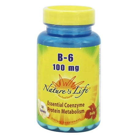 Nature's Life - B-6 100 mg. - 50 comprimés