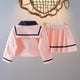 thumbnail image 5 of Vestido Para Niñas, Ropa Para Niñas Pequeñas, Conjunto De Falda De Color Sólido Para Niños Pequeños, Falda Superior De Manga Larga, Vestido De Fiesta Rosa Odeerbi  LM103-4485, 5 of 8