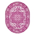 thumbnail image 4 of Unique Loom Richmond Collection Area Rug - Medallion (7' 10" x 10' Oval Purple/Ivory), 4 of 6