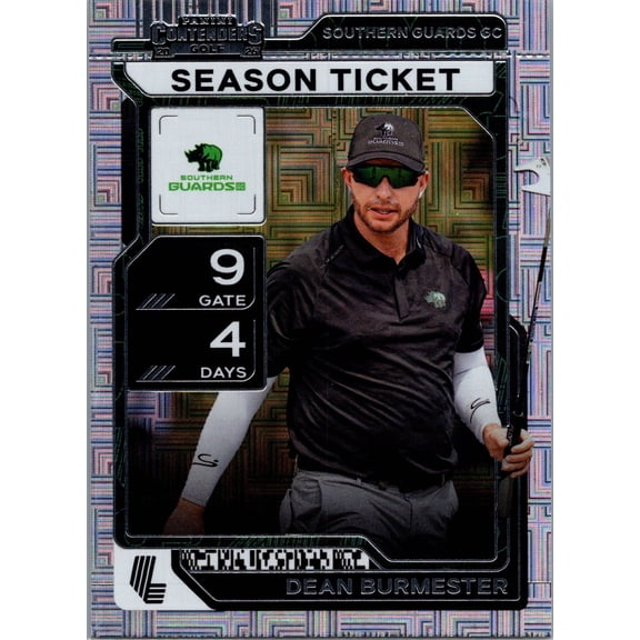 Collectible 2026 Panini Contenders LIV Golf Dean Burmester #44 Southern Guards GC Golf Card