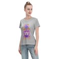 thumbnail image 4 of T-Shirt Basique à Manches Courtes pour Femmes Super Saiyan, 4 of 6