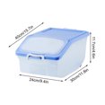 thumbnail image 3 of Vadktai Airtight Rice Storage Container, For Pantry Storage and Organization, BPA Free Plastic, With Measuring Cup, For Rice, Flour, Sugar, Baking Supplies, 3 of 3