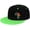 Green, variant on Ankh African Colored Africa Flat Bill Hats Contrast Hip Hop Baseball Cap Unisex Snapback Rock Caps