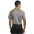 thumbnail image 2 of Sport-Tek Heather Colorblock Contender Polo-S (Vintage Heather/ Gold), 2 of 6