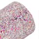 thumbnail image 4 of Makeup Brush Holder Organizer Plastic Large Capacity Dustproof Make Up Brushes Container Silver, 4 of 5