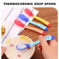 thumbnail image 2 of MesaSe Temperature Sensing Spoon for Kids Boys Girls Silicone Spoon Feeding Baby Spoons Toddler Flatware, 2 of 5