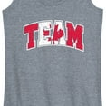 thumbnail image 3 of Instant Message - Team Canada - Women's Racerback Tank Top, 3 of 6