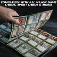 thumbnail image 5 of Monster Binder - 9 Pocket Trading-Card Album - Holofoil White w White Pages - Holds 360 Yugioh-Magic-Pokemon-Cards, 5 of 6