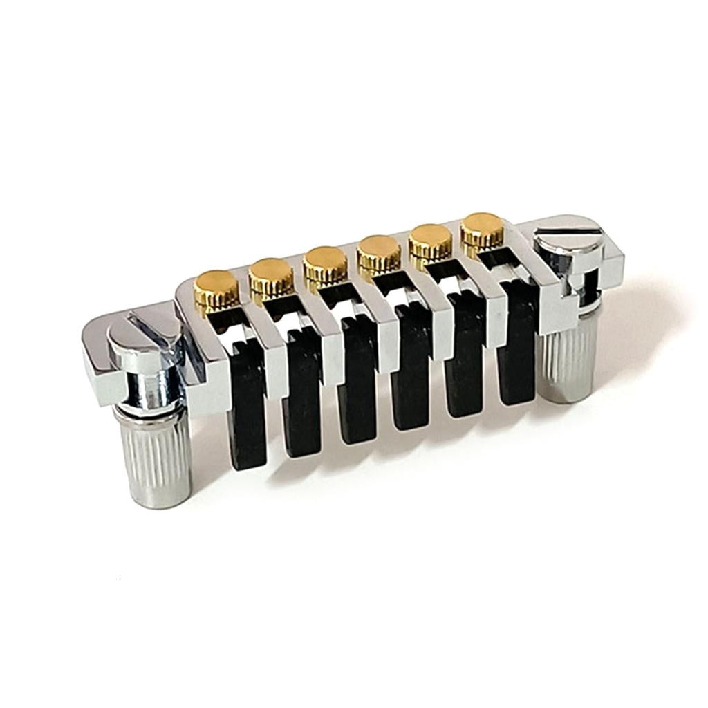CEORPER 6-String Electric Guitar Bridge Tailpiece Vintage Bridges with Studs and Inserts