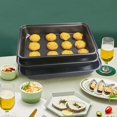 thumbnail image 2 of Bakewares Nonstick Cookie Sheet Baking Trays Baking Sheet Dishwasher Safe Non-Toxic Carbon Steel Material 3 Sizes Choose, 2 of 4