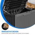 thumbnail image 5 of Dextrus 80 Gallon Resin Deck Box,Outdoor Storage Box with Lockable lid for Patio Furniture, Dark Gray, 5 of 8