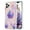 Light purple, variant on Case for Samsung Note 20 Shiny Geometric Marble Design Clear Bumper Glossy Case with Camera Screen Protection Anti-Fingerprint Skid Resistant