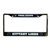 Penn St Chrome Metal License Plate Frame