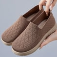 thumbnail image 6 of IEMIEMIEM Orthopedic Shoes for Women Arch Support Slip on Non Slip Golf Shoes Wide Width Knitted Mesh Stretch Hiking Shoes Comfort 2026 New Foam Shoes Coffee 7.5 Wide, 6 of 7