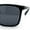 Shiny Black - Black, variant on Mens Classic Rectangle Sporty Gentlemanly Plastic Fashion Sunglasses Shiny Black