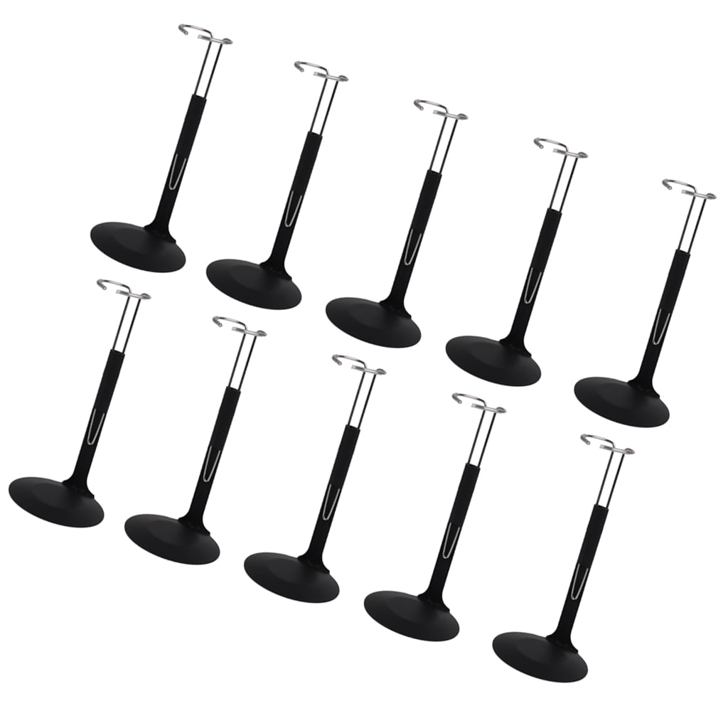 10PCS 1:6 Scale C-Type Black Display Stand for 12" BBI HT SS Action Figure Dolls 