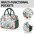 thumbnail image 6 of Womens Pioneer Flower Floral Print Pattern Lunch Box for Work,Insulated Lunch Bag for Women,Loncheras Para Mujer,Leakproof Adult Lunch Bag for Work,Beach,Travel,Picnic,Camping, 6 of 7