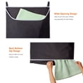 thumbnail image 3 of SAVERHO Bolsa para colgar en la colada XL, cesta para colgar en la puerta negra con gran apertura, bolsa de almacenamiento para la colada, tamaño grande, 36.1 x 22.0 in (negro), 3 of 5