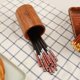 thumbnail image 5 of Soporte de escurrimiento de madera vintage para almacenamiento de palillos, vajilla de drenaje para cocina casera, organizador de utensilios de cuchara Feliz Sencillez, 5 of 5