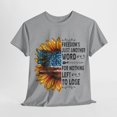 thumbnail image 4 of Freedom Shirt, July 4th shirt, Sunflower flag Independence Day ID-0509-Q8SC, 4 of 9