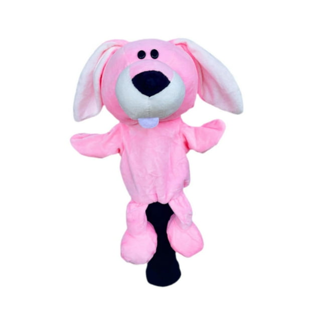 Funda para cabeza de Golf de animales para Fairway, funda para cabeza de Golf de felpa de madera, suministros antiarañazos, protección de manga para