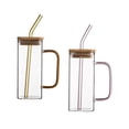 thumbnail image 1 of GUOOL Elegant Square Glass Mug for Social Gatherings D, 1 of 9