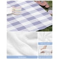thumbnail image 6 of Purple Plaid Beach Towels Oversized Super Absorbent, Spring Summer Farmhouse Buffalo Checkered Lightweight Bath Towel Quick Dry Sets For Bathroom/Pool/Rv Camping/Beach Play/Gym Room/Picnic 31"x62", 6 of 8