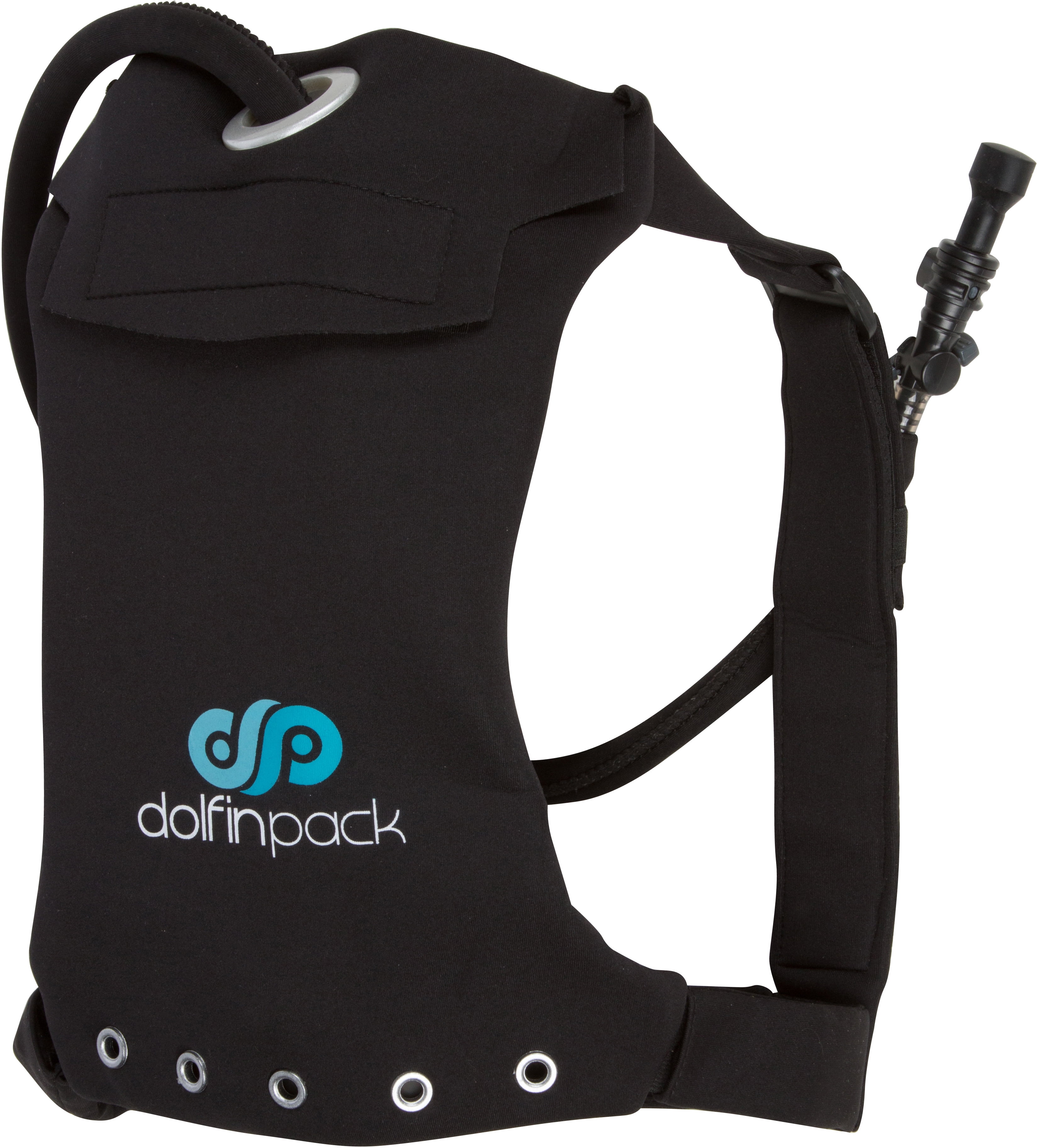 DolfinPack Lightweight, Form-fitting, Waterproof, Extreme Sports Hydration Pack Black Black by DolfinPack