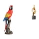thumbnail image 1 of Figura de loro, escultura animal, arte abstracto, estatua de resina, adorno coleccionable con base estable, adecuada para decoración de escritorio de, 1 of 8