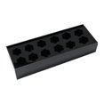 thumbnail image 2 of GUOOL Rectangular Flower Vase Acrylic Flower Vase Modern Long Rectangle Vase for Table 30x10x6.5cm 12 Hole, 2 of 9