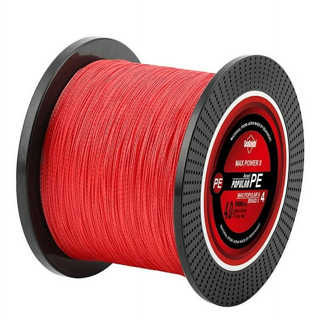 TP PE Fishing Line 500M 1000M Braided Fishing Line 8-80LB Multifilament Line Carp Fishing Cord Fishing Thread Red 1000M 25LB