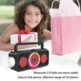thumbnail image 4 of Cameland Solar Portable Bluetooth Speaker, Wireless Speakers with Booming Bass, Fm Radio, Led Colorful Lights, Speaker For Home, Outdoor, Party, Camping, Travel, 4 of 9
