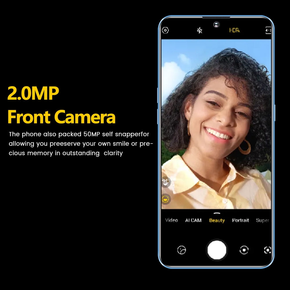 Global Version Unlocked Android Phones, Chycet  6.52" Incell Screen ， Cell Phones 4G Dual Sim Smartphone , 3GB + 64GB ,13MP + 5MP Camera ,  Mobile Phones,T-Mobile ，Spark 10 Pro