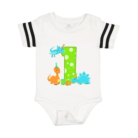 

Inktastic Dinosaur First Birthday Party Gift Baby Boy or Baby Girl Bodysuit