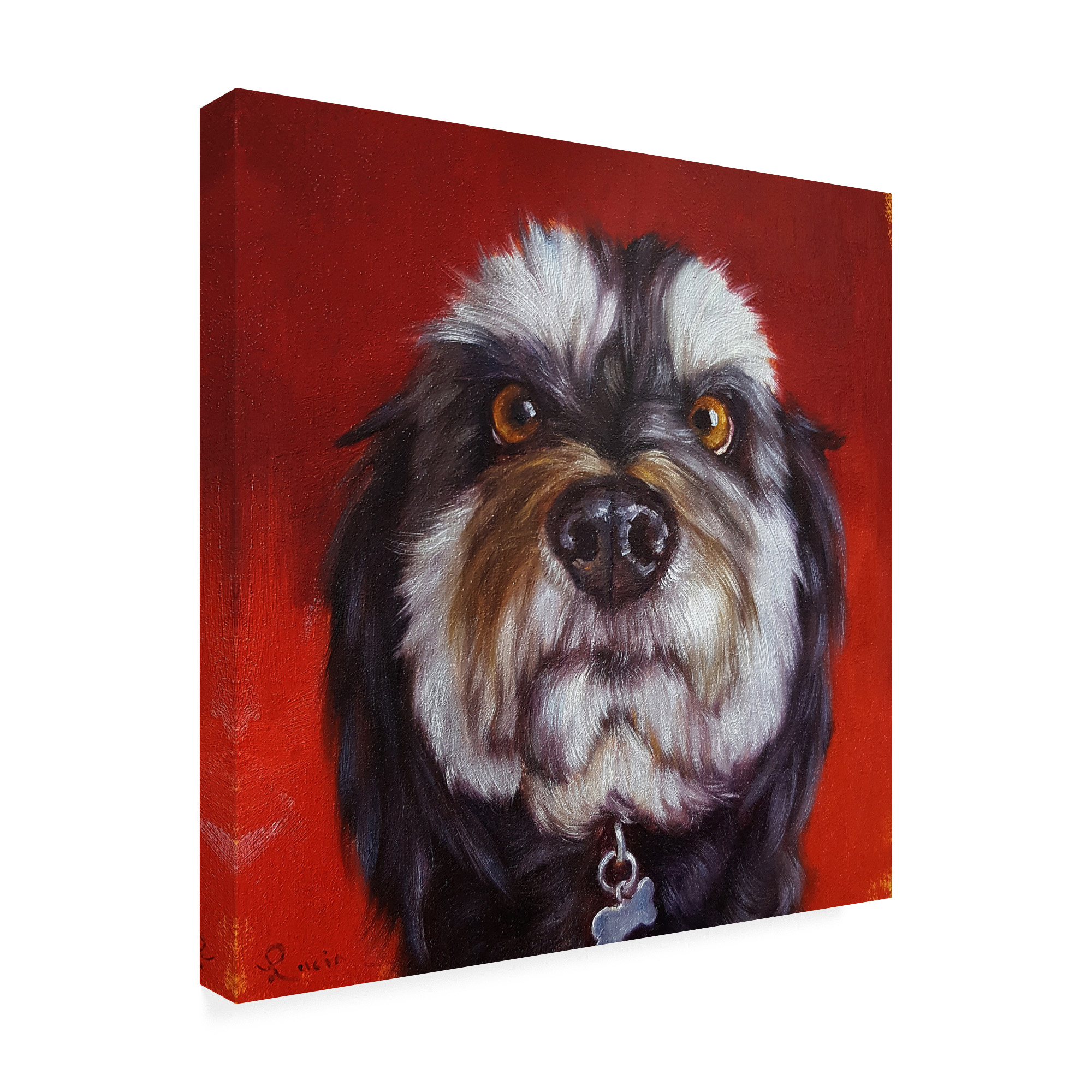 Trademark Fine Art 'Follow Your Nose 11' Canvas Art by Lucia Hefferna