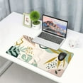 thumbnail image 6 of Desk Mat,Tropical Leaves Summer Plants Extended Gaming Mouse Pad for Office Work & Game,Computer Keyboard Mouse Mat Desk Non-Slip Rubber Base Large Mousepad with Stitched Edges, 31.5x15.7inch, 6 of 6