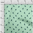 thumbnail image 2 of oneOone Polyester Spandex Mint Green Fabric Ocean Shark Swimming Sewing Material Print Fabric By The Yard 56 Inch Wide, 2 of 4