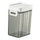 thumbnail image 4 of Contenedor de cereales con cuchara de 5 g, organizador para refrigerador, caja de almacenamiento transparente hermética gris 600ml, 4 of 9